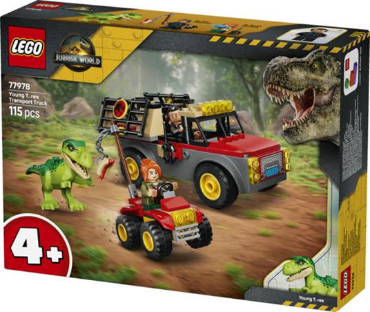 LEGO Jurassic World (77978). Camion da trasporto per il giovane T. rex - 5