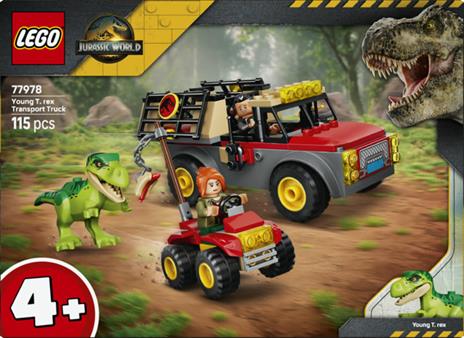 LEGO Jurassic World (77978). Camion da trasporto per il giovane T. rex - 6