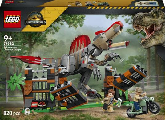 LEGO Jurassic World (77982). Fuga dal dinosauro Spinosauro