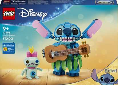 Giocattolo LEGO Disney (43296). Stitch e Scrump LEGO