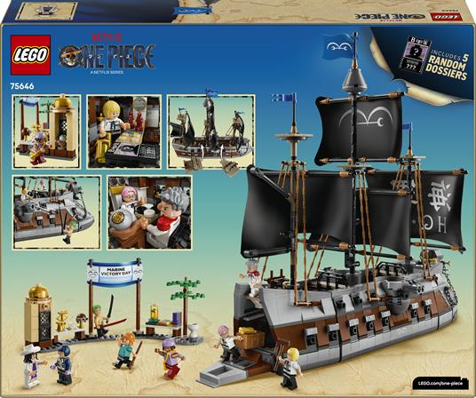 LEGO One Piece (75646). La Nave da Guerra di Garp - 3
