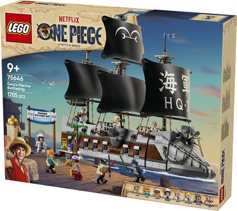 LEGO One Piece (75646). La Nave da Guerra di Garp - 5