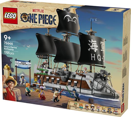 LEGO One Piece (75646). La Nave da Guerra di Garp - 5