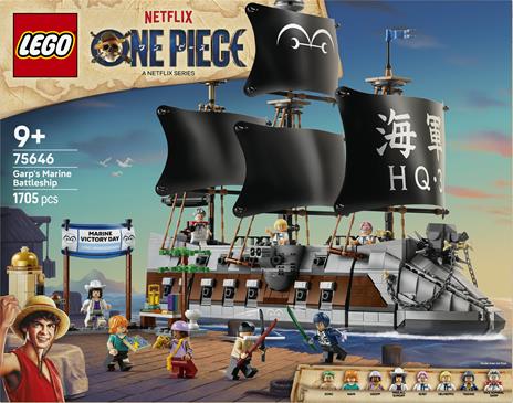 LEGO One Piece (75646). La Nave da Guerra di Garp - 6