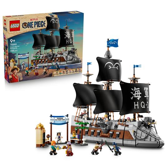 LEGO One Piece (75646). La Nave da Guerra di Garp - 8