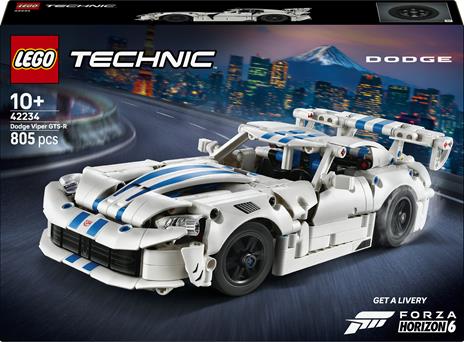 LEGO Technic (42234). Auto sportiva Dodge Viper GTS-R