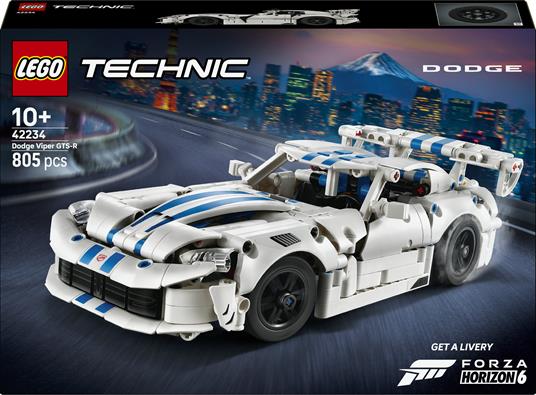 LEGO Technic (42234). Auto sportiva Dodge Viper GTS-R