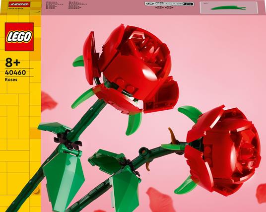 LEGO Botanicals (40460). Rose - Set da Costruire di Fiori Finti