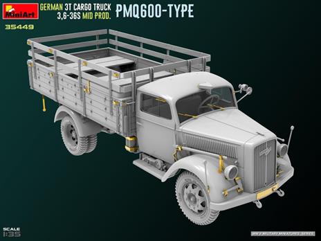 German 3t Cargo Truck 3,6-36S Mid Prod. PmQ600-Type - 5