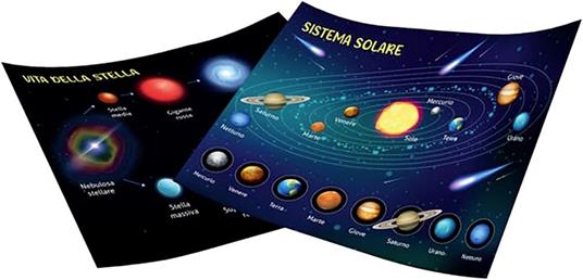 Clementoni Scienza e Gioco Lab - Il Sistema Solare, Orbita di Terra e Luna, Gioco Scientifico Bambini 6+ Anni - 6