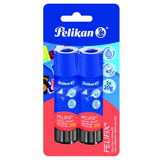 Colla stick Pelikan pelifix 20g. Confezione da 2 pezzi.