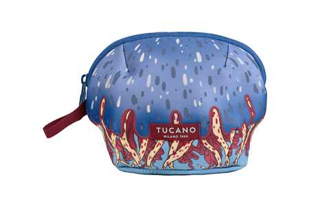 Idee regalo Schizzo Pouch 3D Meduse Azzurro Ghiaccio Tucano