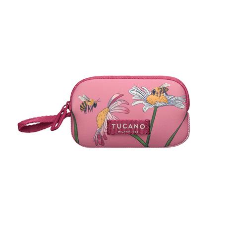Custodia portachiavi Tucano Schizzo Key Pouch  Bees Pink