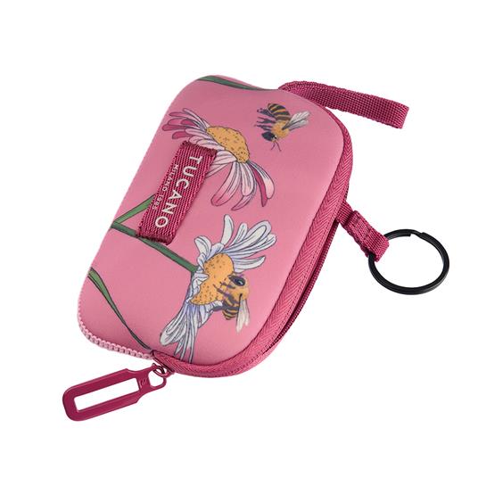 Custodia portachiavi Tucano Schizzo Key Pouch  Bees Pink - 3