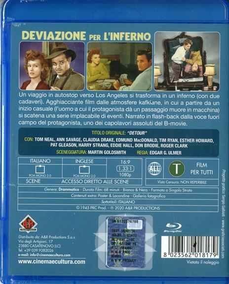 Deviazione per l'inferno (Blu-ray) di Edward G. Ulmer - Blu-ray - 2