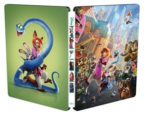 Zootropolis 2. Steelbook (Blu-ray) di Byron Howard,Rich Moore,Jared Bush - Blu-ray - 2