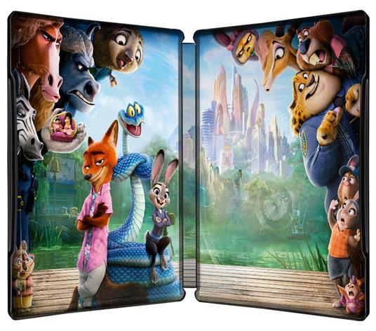 Zootropolis 2. Steelbook (Blu-ray) di Byron Howard,Rich Moore,Jared Bush - Blu-ray - 3