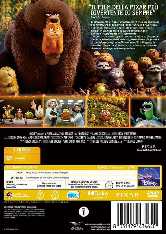 Jumpers. Un salto tra gli animali (DVD) di Daniel Chong - DVD - 2