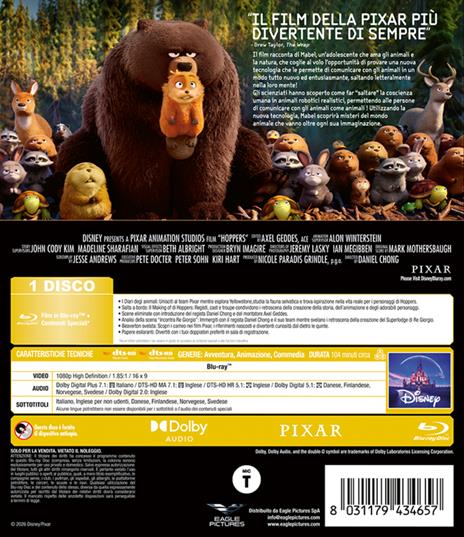 Jumpers. Un salto tra gli animali (Blu-ray) di Daniel Chong - Blu-ray - 3