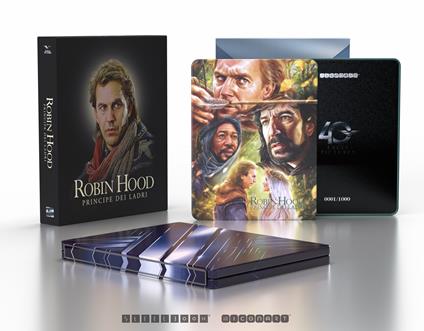 Robin Hood. Il principe dei ladri. Icon Collection (Blu-ray + Blu-ray Ultra HD 4K) di Kevin Reynolds - Blu-ray + Blu-ray Ultra HD 4K