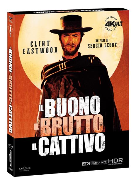 Il Buono, il brutto, il cattivo. 4Kult Premium Numerata + Poster (Blu-ray + Blu-ray Ultra HD 4K) di Sergio Leone - Blu-ray + Blu-ray Ultra HD 4K