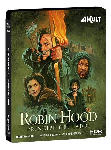 Robin Hood. Il principe dei ladri . 4Kult (Blu-ray + Blu-ray Ultra HD 4K) di Kevin Reynolds - Blu-ray + Blu-ray Ultra HD 4K