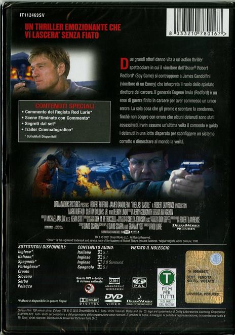 Il castello di Rod Lurie - DVD - 2