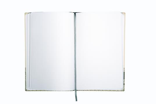 Quaderno copertina rigida, pagine bianche Coraggio e Fantasia - 13 x 21 cm - 2