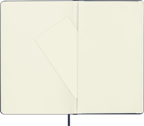 Taccuino Moleskine large a pagine bianche copertina rigida blu. Sapphire Blue - 4