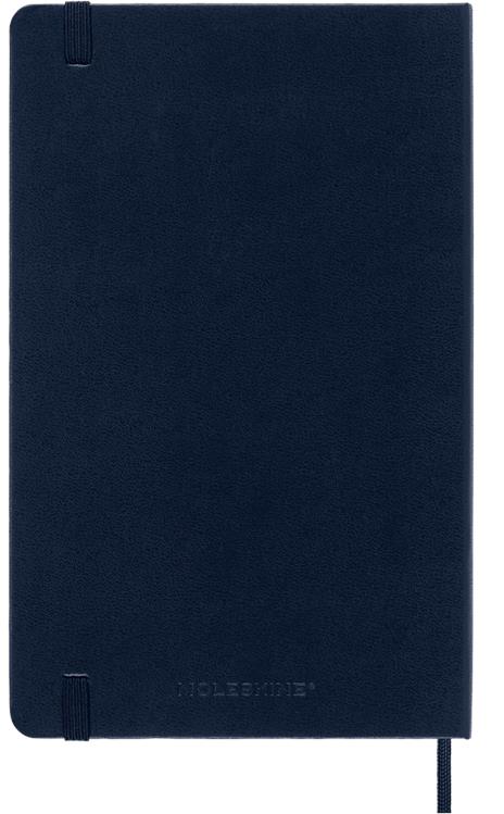 Taccuino Moleskine large a pagine bianche copertina rigida blu. Sapphire Blue - 5