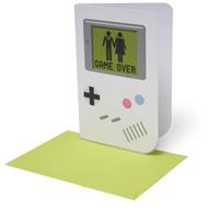 Biglietto auguri Insoliti Legami, Unusual Greeting Cards Game Over- 11,50 x 17 cm