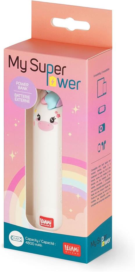 Powerbank portatile - Il Mio Super Potere - Unicorno - 5