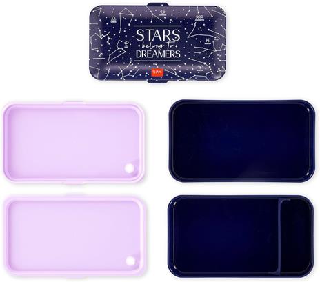 Legami - Porta Pranzo, Lunch Box con 3 Posate Incluse, Stars, Contenitore Porta Pranzo, Capacità 1200 ml, a Prova di Perdite - 5