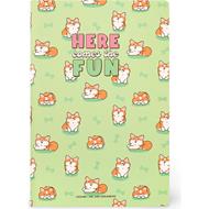 Quaderno a Pagine Bianche Medium - Corgi