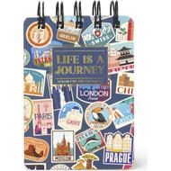 Blocco Spiralato a Righe - Spiral Notepad - Mini - Travel Stickers