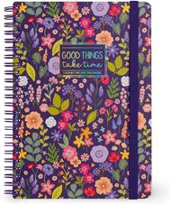 Blocco Spiralato a Righe - Spiral Notebook - Large - Flowers