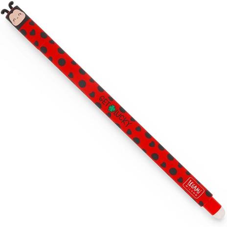 Legami Penna Gel Cancellabile Sfera rossa Punta 07 mm ladybug