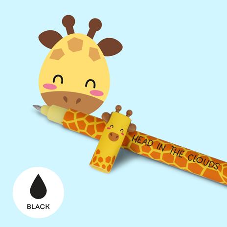 Penna gel cancellabile con inchiostro termosensibile. Giraffe