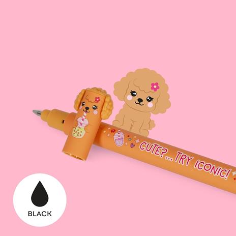 Legam Set di 3 Penne Gel Cancellabili Fur-ever Friends, Penne con Inchiostro Cancellabile Termosensibile, Nero, Blu, Rosso - 5