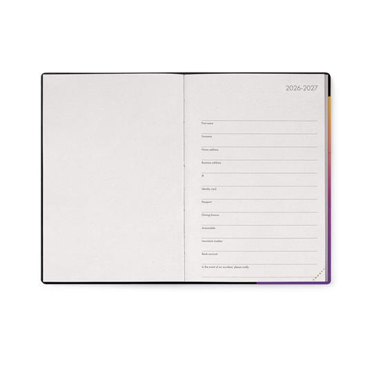 Agenda 16 mesi 2027 giornaliera Legami Medium Sunset Vibes - 2