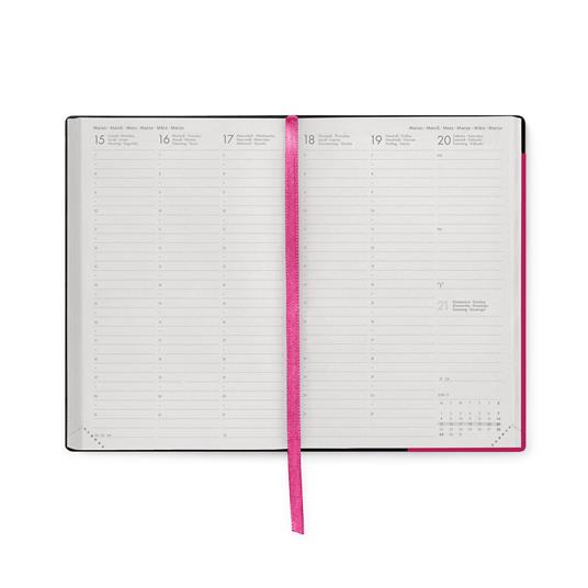 Agenda 16 mesi 2027 settimanale Legami Medium Raspberry Jam - 3