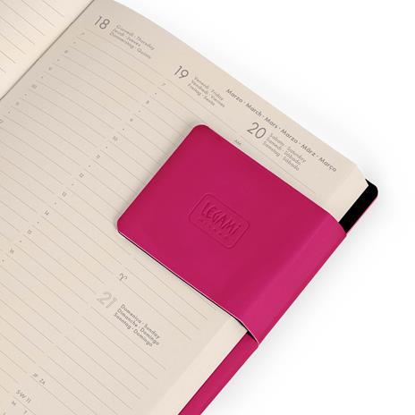 Agenda 16 mesi 2027 settimanale Legami Medium Raspberry Jam - 6