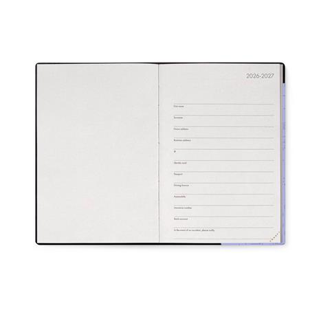 Agenda 16 mesi 2027 settimanale Legami Medium Cosmic Lilac - 2