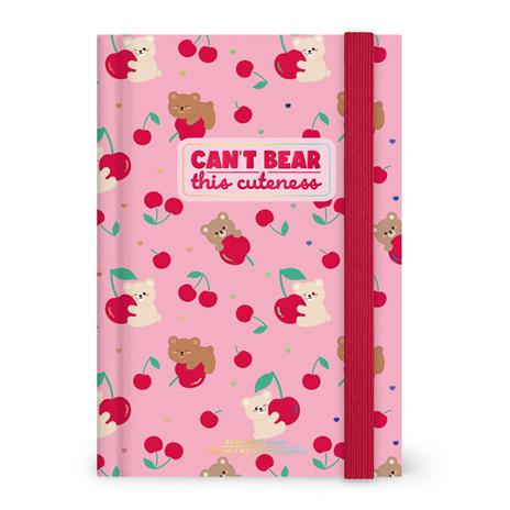 Agenda 16 mesi 2027 giornaliera fotografica Legami Medium Teddy Bear Cherry Pink