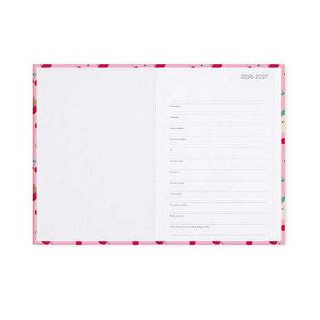 Agenda 16 mesi 2027 giornaliera fotografica Legami Medium Teddy Bear Cherry Pink - 2