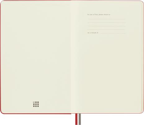 Taccuino Moleskine Expanded Large a pagine bianche copertina rigida. Rosso - 2