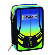 Astuccio 3 Zip Seven Nuanced, 12,5 x 20 x 7 cm