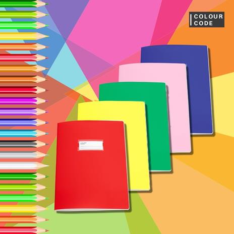 Quaderno A4 Maxi 96/100 CoverPro rigo 10M (1cm quadretti 1°elementare) - 2