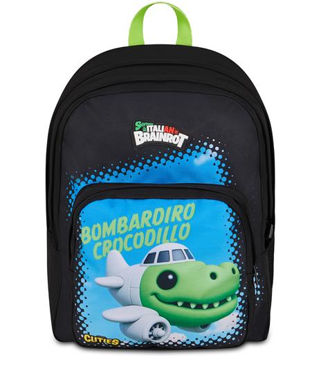 Zaino Scuola Bombardiro Crocodillo Skifidol Italian Brainrot - 2