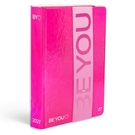 Diario scolatisco 12 mesi datato (settembre 2026-Agosto 2027) Beyou Fuxia Easy